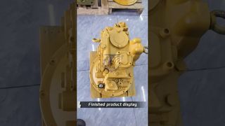 Od układu komponentów po produkt końcowy — proces pompy hydraulicznej CAT 320D2 jest w pełni przejrzysty