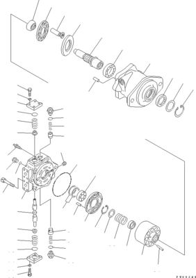 708-7L-01112 708-7L-11111 708-7L-04113 For Komatsu D65EX-12 D65PX-12 Hydraulic HSS MOTOR Original High quality