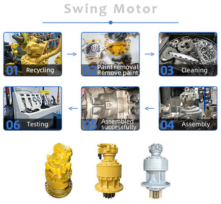 Use For Hyundai R170W-7 Wheeled Excavators Travel Motor 31N5-43000 31N5-43001 31N5-43002 Final Drive Motor Device High Quality Construction Machinery Aftermarket Parts