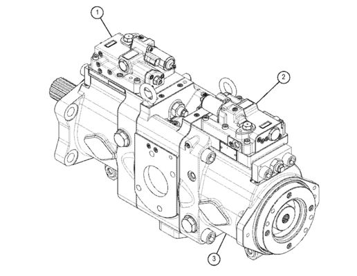 TQ 330 GC Koparka Główna pompa hydrauliczna 5511122 5511136 5511121 K7V160