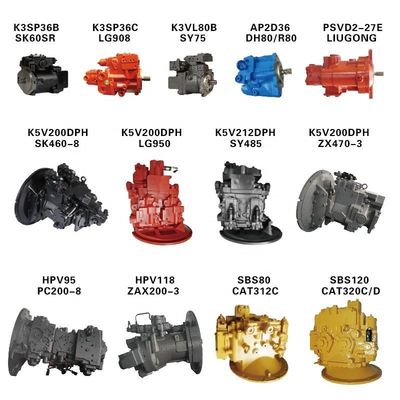 Hd1430 M5x180 Kato Swing Motor, 3040301836 Kato Części koparki