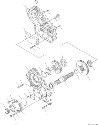 705-52-30960 720-1L-00010 720-1L-04160 720-1L-01010 Dla Komatsu WA100-5 Hydraulic HST Piston Pump