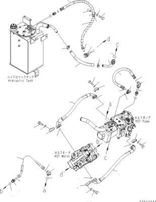 705-52-30960 720-1L-00010 720-1L-04160 720-1L-01010 Dla Komatsu WA100-5 Hydraulic HST Piston Pump