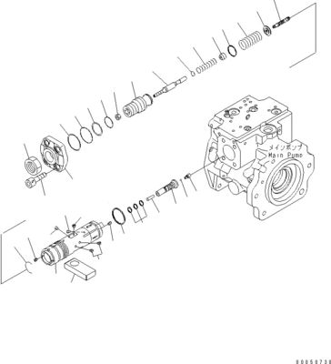 708-1L-00710 708-1L-01710 708-1L-04230 Do ładowarki Komatsu Wa450-6 Wa470-6 Wa480-6 Hydrauliczna główna pompa tłokowa