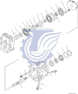 708-1T-00420 708-1T-00421 708-1T-01420 708-1T-04410 Dla Komatsu D275-5D Hydraulic Fun Piston Pump