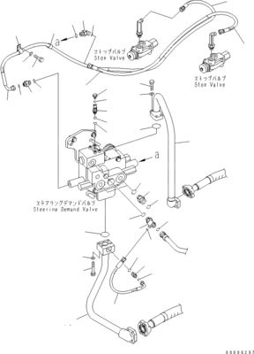 708-1W-00960 708-1W-00850 708-1W-03710 Dla Komatsu WA450-6 WA470-6 WA480-6 Hydrauliczna pompa sterująca tłokami