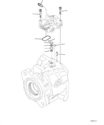 708-1U-00120 708-1U-00140 708-1U-00170 Dla Komatsu WA380-6 WA430-6 Hydraulic Pump Steering Pump