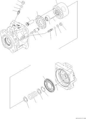 708-1S-00940 708-1S-01940 708-1S-00920 Do Komatsu WA380 WA430 WA450 WA470 WA480-6 Hydrauliczna pompa FUN