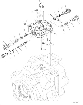 708-1W-00820 708-1W-00731 708-1W-00952 Do Komatsu WA500-6 Hydraulic Pump STEERING Pump oryginalna Wysoka jakość