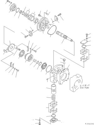 708-2L-00960 708-2L-00961 708-2L-05420 dla Komatsu WA700-3 pompa hydrauliczna pompa ładowarka oryginalny wysokiej jakości