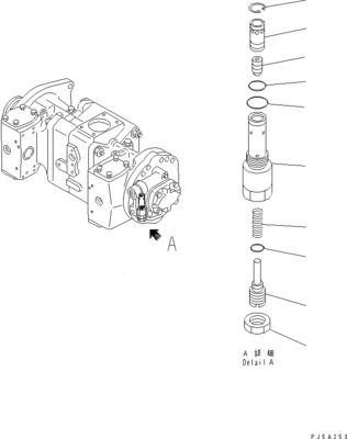 708-2L-00960 708-2L-00961 708-2L-05420 dla Komatsu WA700-3 pompa hydrauliczna pompa ładowarka oryginalny wysokiej jakości