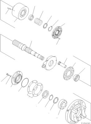 708-45-10204 708-4L-00910 708-45-11204 dla Komatsu WA700-3 WA800-3 pompa hydrauliczna pompa przełączająca oryginalny wysokiej jakości