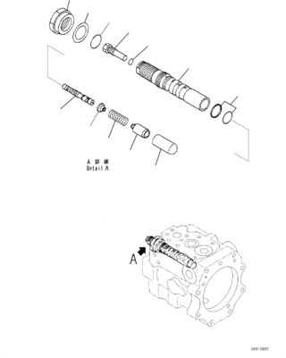 708-1W-90600 R7081W90600 708-1W-04222 708-1W-01632 Do Komatsu D475A-5EO Hydraulic cooling FAN DRIVE PIPING oryginalny