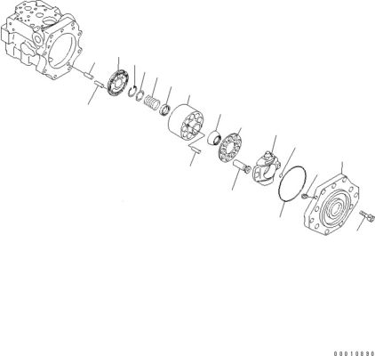708-1W-00600 708-1S-00910 R7081S00910 R7081W00600 Do Komatsu D475A-5 Bulldozer hydrauliczny Fan Pump Piston pompa oryginalna