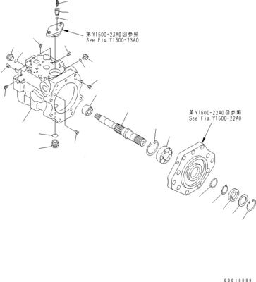 708-1W-00600 708-1S-00910 R7081S00910 R7081W00600 Do Komatsu D475A-5 Bulldozer hydrauliczny Fan Pump Piston pompa oryginalna