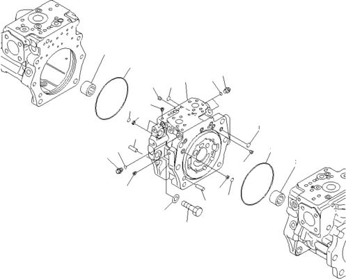 708-2G-00800 708-2G-00801 708-2G-01081 Do ładowarki Komatsu WA600-6 Hydraulic Pump Piston Pump Pompa główna Wysoka jakość