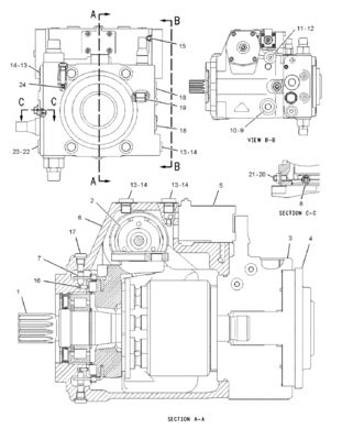 222-1214 2221214 20R3310 Do pompy CAT D6N GP-PISTON hydrauliczna pompa główna