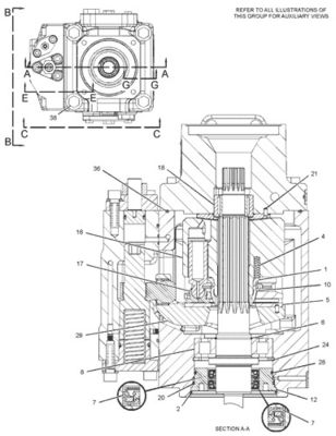 292-8767 10R7401 CA2928767 Do CAT LOADER 950H 962H IT62H PUMP GP-PISTON hydrauliczna pompa główna