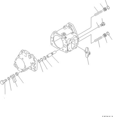 708-1L-00012 708-1L-00011 708-1L-01011 708-1L-04010 Do spychacza Komatsu D65EX-12 D65PX-12 Pompa hydrauliczna HSS POMPA