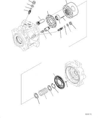 708-1W-00883 708-1W-00882 708-1W-00881 Dla Komatsu WA430-6 Pompa hydrauliczna POMPA GŁÓWNA POMPA ŁADOWARKI Aftermarket Oryginał