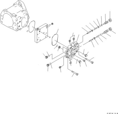 708-1L-00300 R7081L00300 708-1L-01310 708-1L-04010 Do spychacza Komatsu D275AX-5 Hydrauliczna pompa sprzętu roboczego oryginał