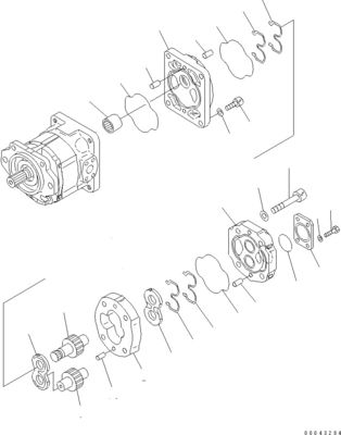 705-52-30A00 705-14-32731 Do Komatsu Bulldozer D155A-6 D155AX-6 Hydraulic Pump Piston pump Rynek wtórny