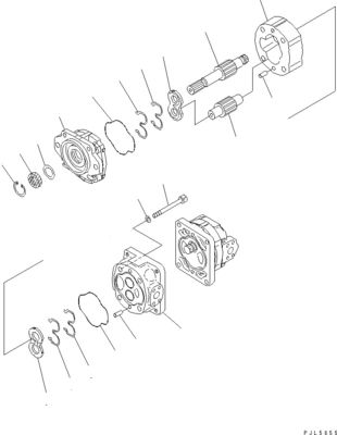 705-52-30920 705-14-34540 Dla Komatsu Bulldozer D275A-5D D275AX-5 D275A-5R Hydraulic Pump Piston pump