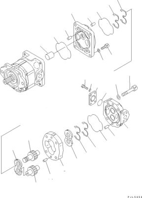 705-52-30920 705-14-34540 Dla Komatsu Bulldozer D275A-5D D275AX-5 D275A-5R Hydraulic Pump Piston pump