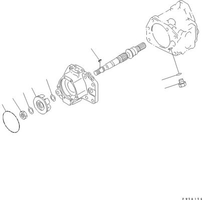 708-1L-00370 708-1L-01310 708-1L-04010 Do Komatsu Bulldozer D275AX-5E0 Hydraulic Pump Piston pump Rynek wtórny