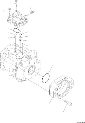 708-1T-00552 708-1T-01552 708-1T-04150 Do buldożera Komatsu D39EX-22 D39PX-22 D31EX-22 Hydraulic FUN Pump Original