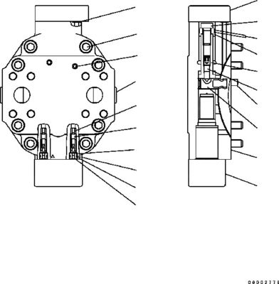 417-18-31201 417-18-31202 417-18-31203 Do Komatsu WHEEL LOADER WA200-5 WA200PT-5 Hydraulic Motor HST PUMP