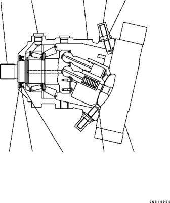 417-18-31201 417-18-31202 417-18-31203 Do Komatsu WHEEL LOADER WA200-5 WA200PT-5 Hydraulic Motor HST PUMP