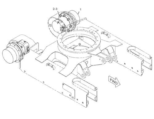 144-5196 209-6663 For TQCAT 301.5 301.6 301.8 Excavator Travel Assembly Final Drive Original Travel Motor