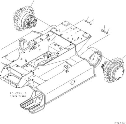 11Y-27-30201 11Y-27-30200 Do buldożera Komatsu D39EX-22 D39PX-22 Final Drive Travel Motor