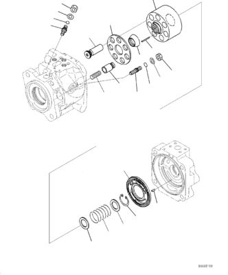 708-1U-00120 708-1U-00140 708-1U-00170 708-1L-04010 R7081U00120 R7081U00171 708-1U-01151 Do Komatsu WA380-6 WA430-6 Ładowarki kołowe