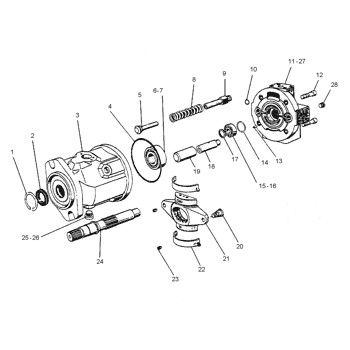 1094197 109-4197 CA1094197 0R7472 Do CAT 990 844 Ładowarka kołowa Hydrauliczna Główna pompa tłok pompa ASSY PUMPA GP-PISTON Rynek wtórny Wysokiej jakości oryginał
