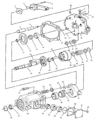 4T1029 Dla CAT D8L Hydraulic Main Pump Piston Pump Pump ASSY PUMP GP-PISTON Kategoria rynku wtórnego Hydraulic Pump REBUILT
