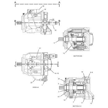 2896370 CA2896370 289-6370 Do kategorii 432E 434E 442E 444E Ładowarka wyciągów hydraulicznych Główna pompa tłokowa POMPA ASSY POMPA GP-PISTON Rynek wtórny Wysokiej jakości oryginał