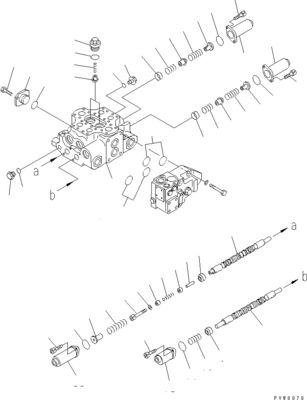 700-92-39000 7009239000 700-82-84001 709-93-12700 Dla Komatsu WA320-6 WA320-5L Ładowarki kołowe hydrauliczne Główne zawory sterujące Maszyny budowlane Części części wtórne Wysokiej jakości oryginał