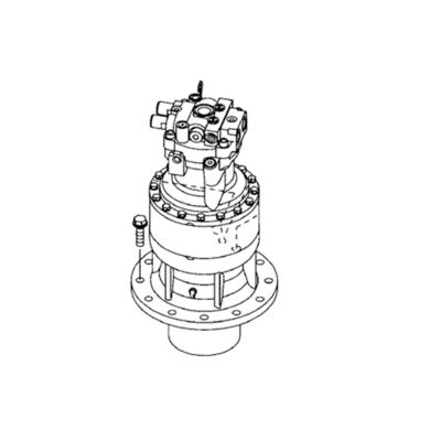 KRC10010 ZAŁOŚNIK SWAYING ASSY / SWAYING GEARBOX / SWAYING REDUCTION GEAR FOR CASE SH200-5 CX210C CX210B EXCAVATORS PARTS OFFMARKET ORIGINAL