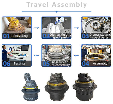 Heavy Duty Final Drive Assembly K1011413A 170401-00039 For Doosan DX255 DX255LC Excavator | Complete Travel Motor Gearbox