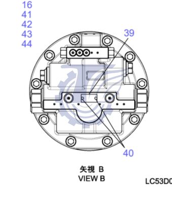 Use For Kobelco 350-10 Excavator Travel Assembly LC53D00027F1 High Quality Final Drive Assembly Construction Machinery Aftermarket Parts Manufacturer